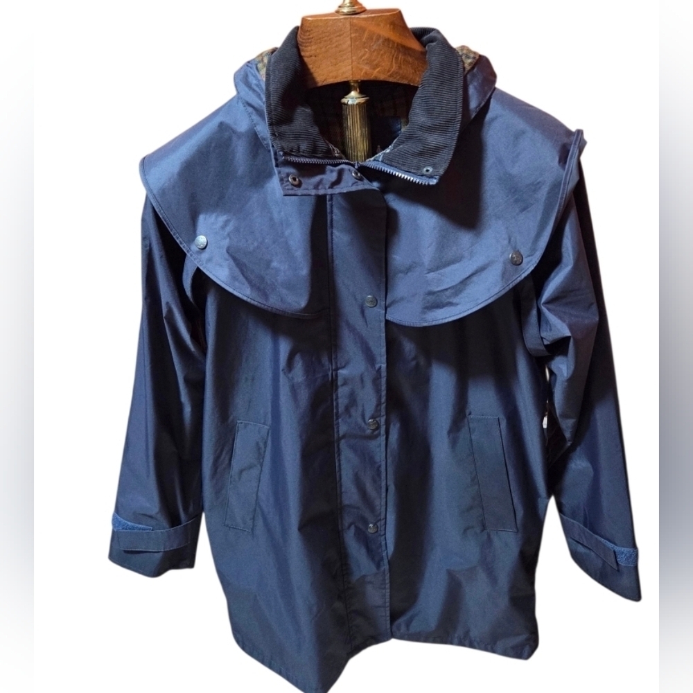 Jack Murphy Ireland Cotswold Waterproof Navy Blue Hoodee Rain Coat Size 8 - Picture 3 of 10